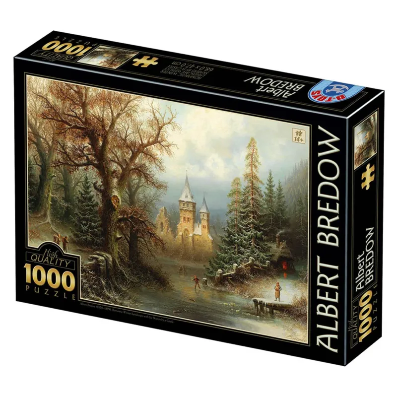 Albert Bredow - Romantic Winter Landscape