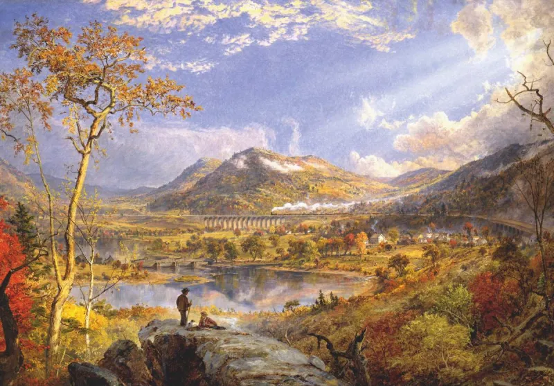 Francis Cropsey - Starrucca Viaduct Pennsylvania