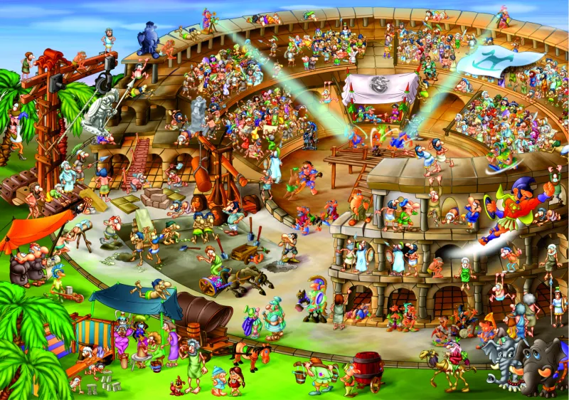 Cartoon Collection - Construction du Colisée