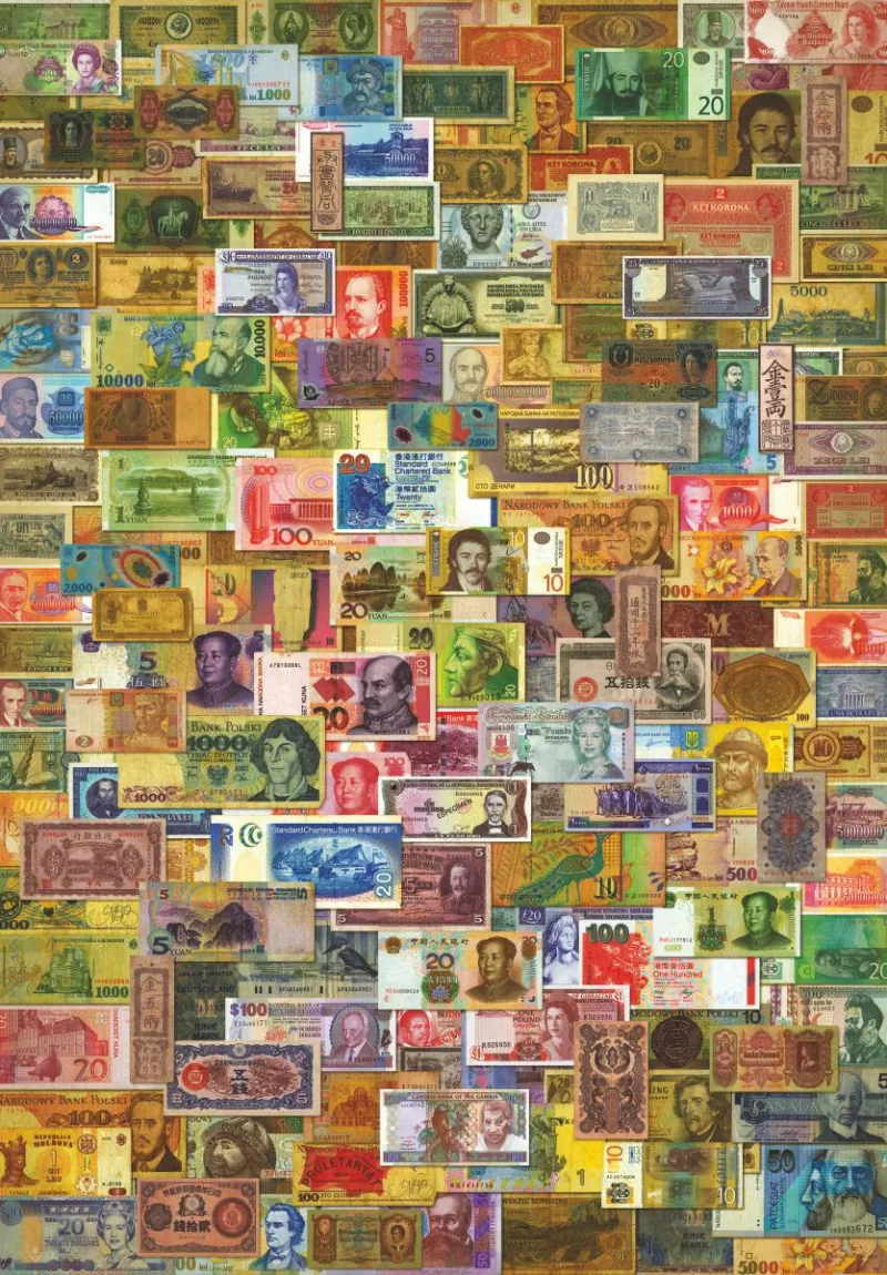 Vintage Collage - Billets de Banque