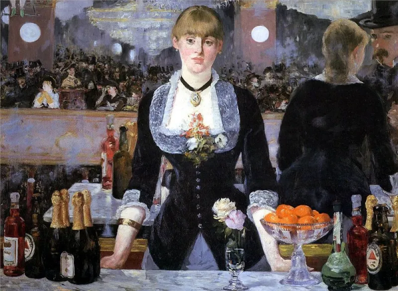 Manet Édouard: Un Bar aux Folies Bergère, 1882
