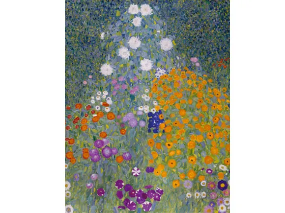 Gustav Klimt : Jardin Fleuri