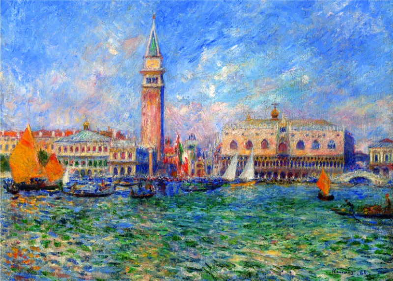 Pierre-Auguste Renoir: Le Palais des Doges, Venise