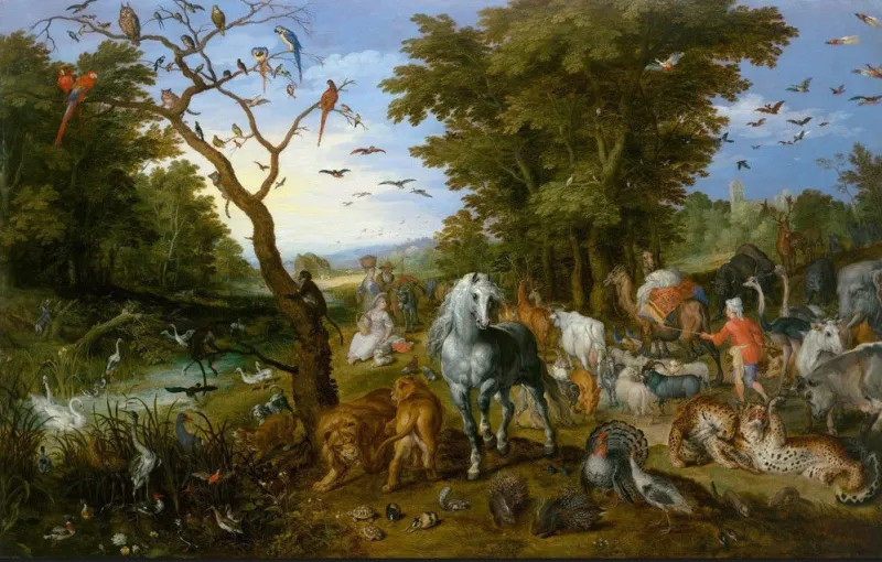 Brueghel Pieter - Entrée des Animaux dans l'Arche de Noé