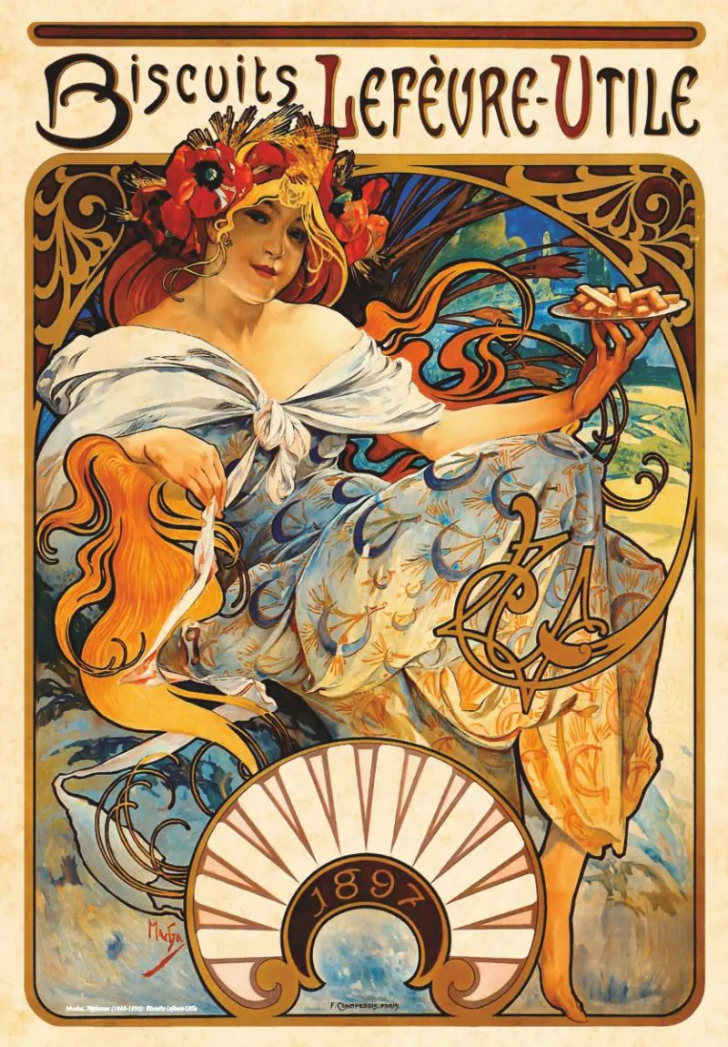 Mucha Alphonse - Biscuits Lefèvre-Utile
