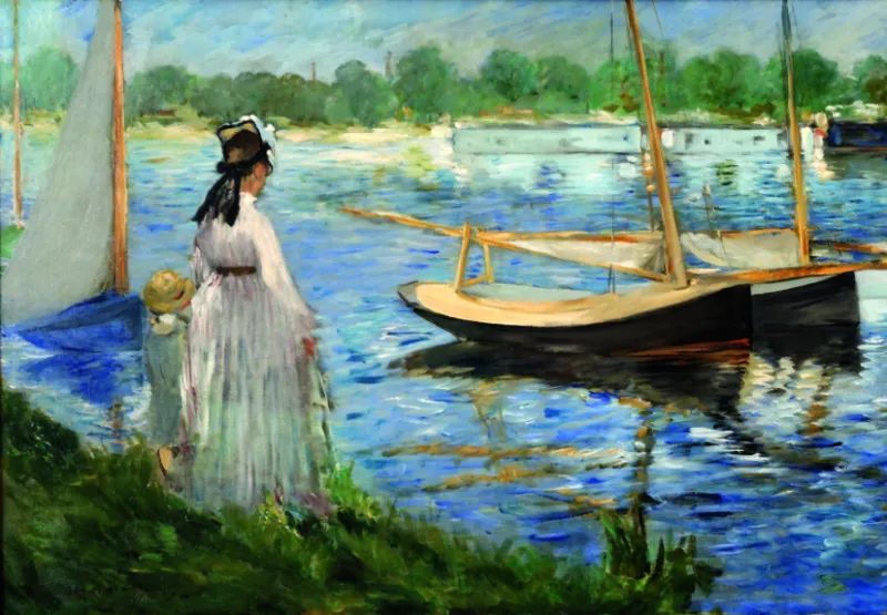 Edouard Manet - Les Berges de la Seine à Argenteuil