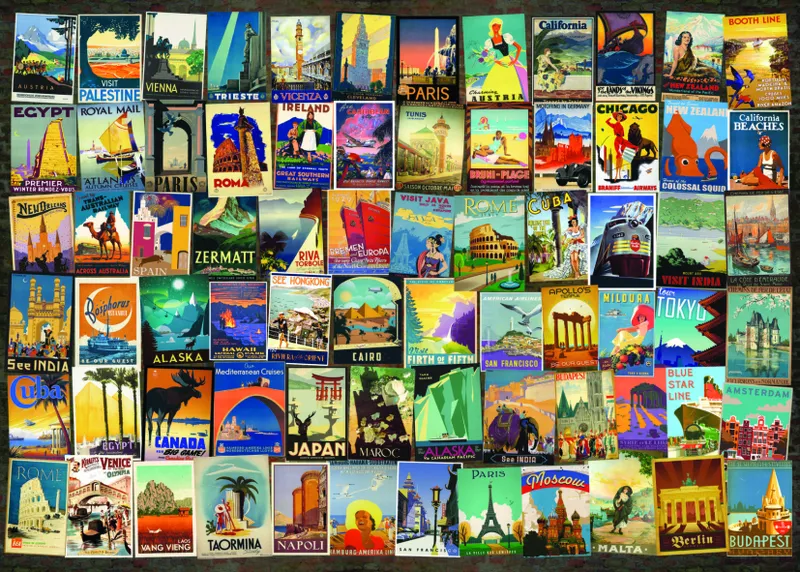 Vintage Collage - Voyage