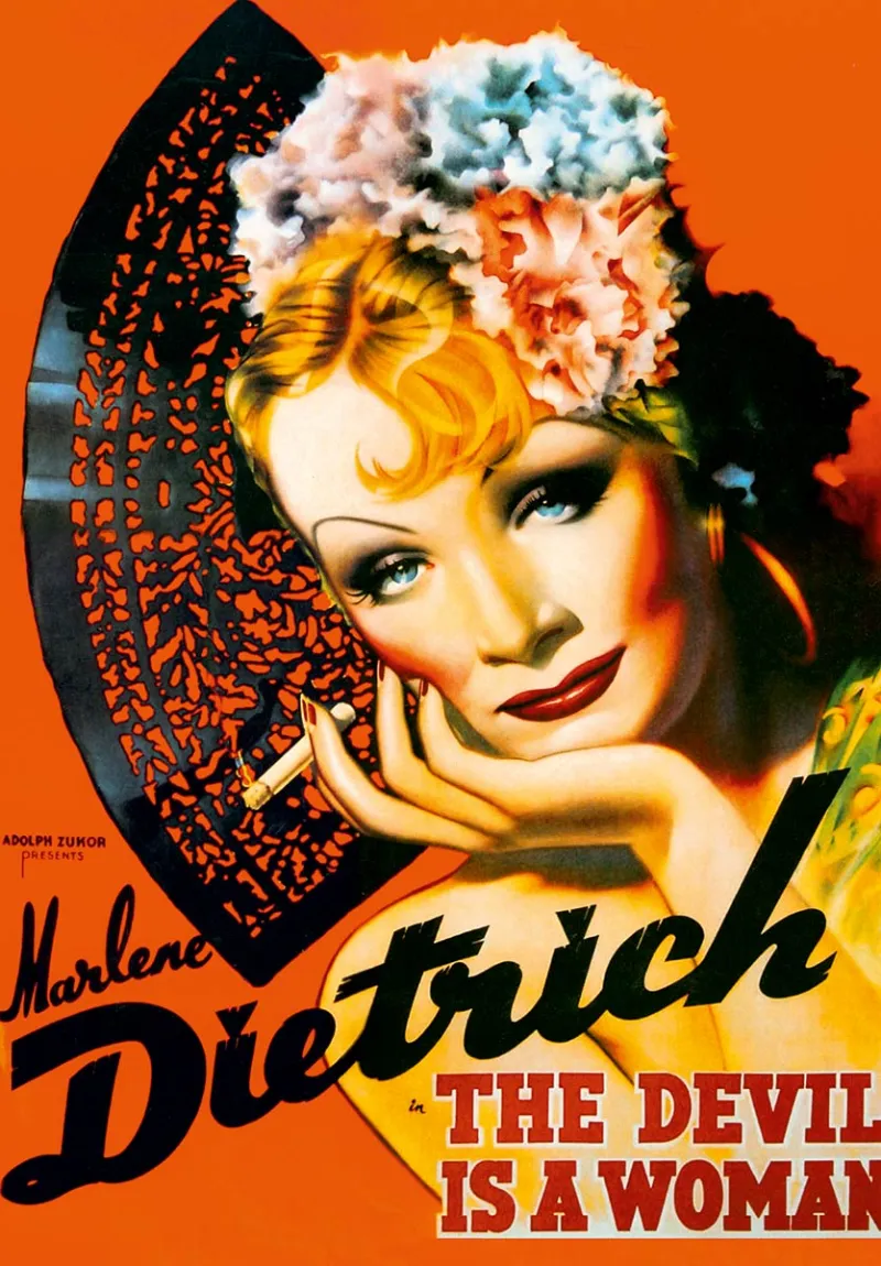 Poster vintage - Marlene Dietrich, The Devil is a Woman