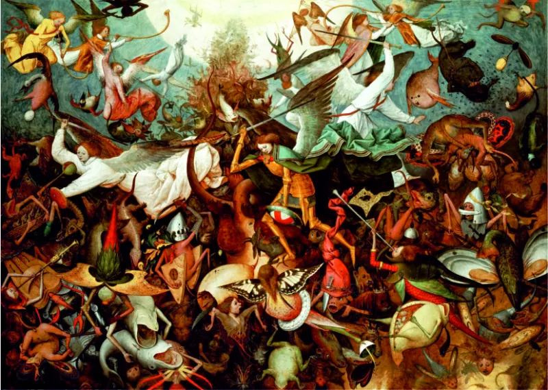 Brueghel Pieter : La Chute des Anges Rebelles, 1562