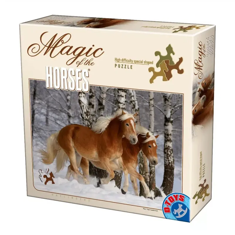 Puzzle Spécial / Difficile : Cheval Haflinger n°3