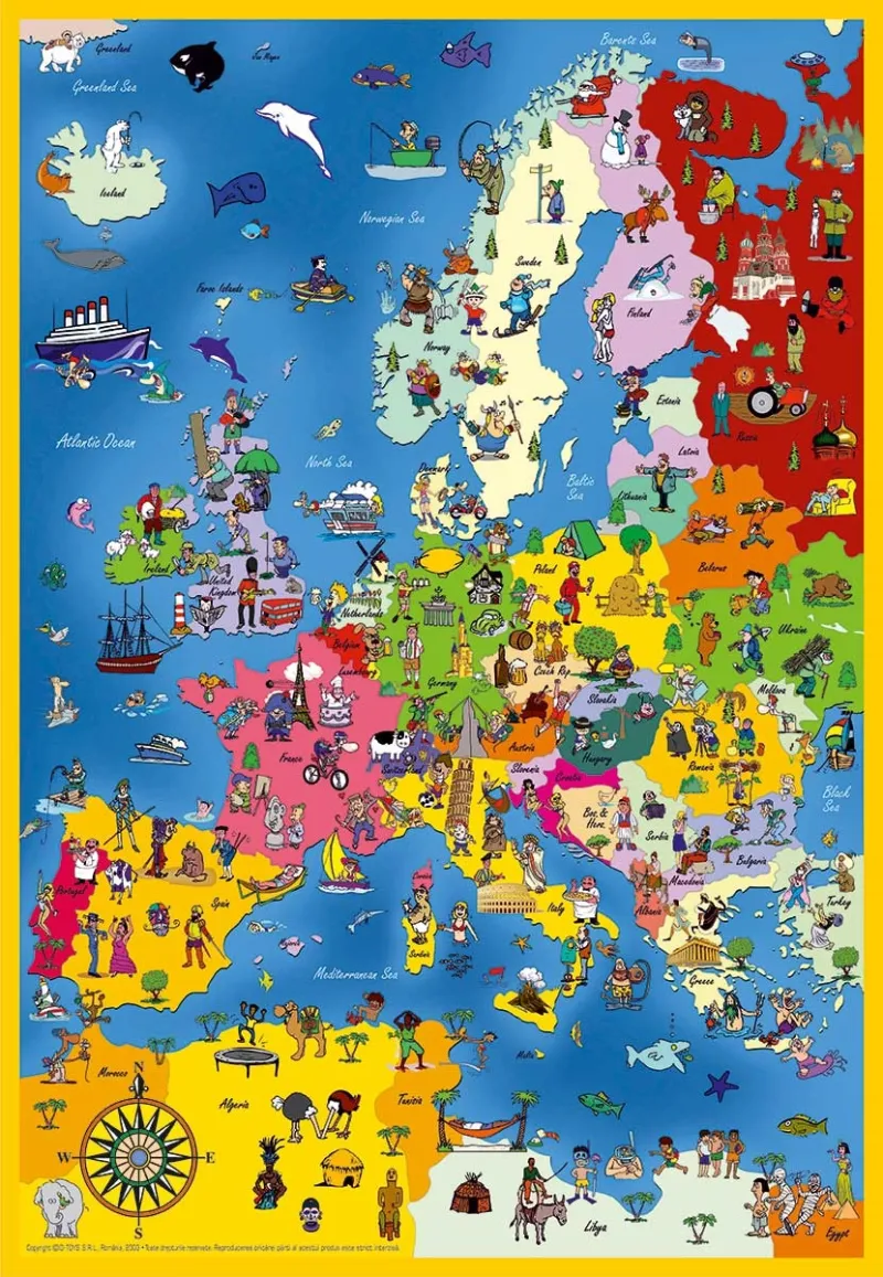 Carte de l'Europe