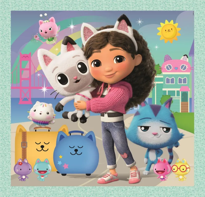 3 Puzzles - Gabby's Dollhouse