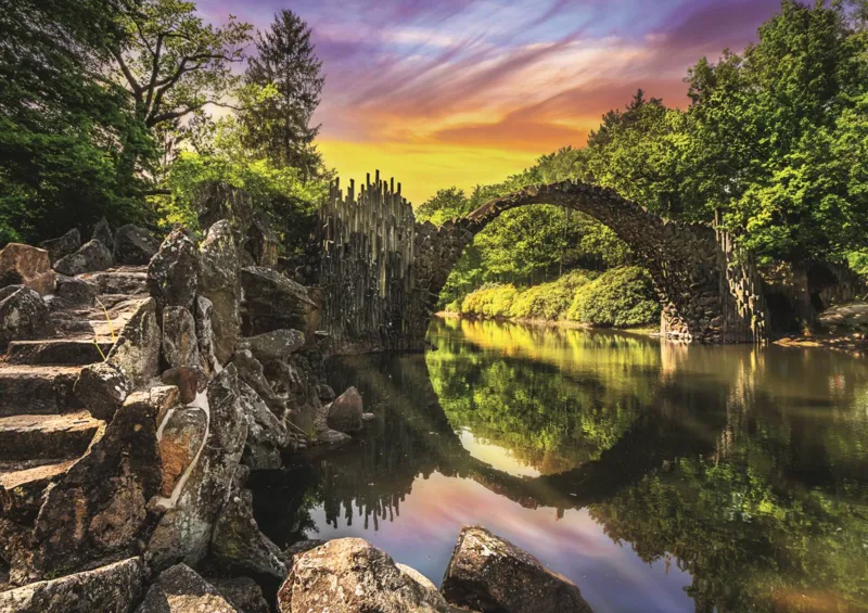 Photo Odyssée : Pont Rakotz À Kromlau, Allemagne