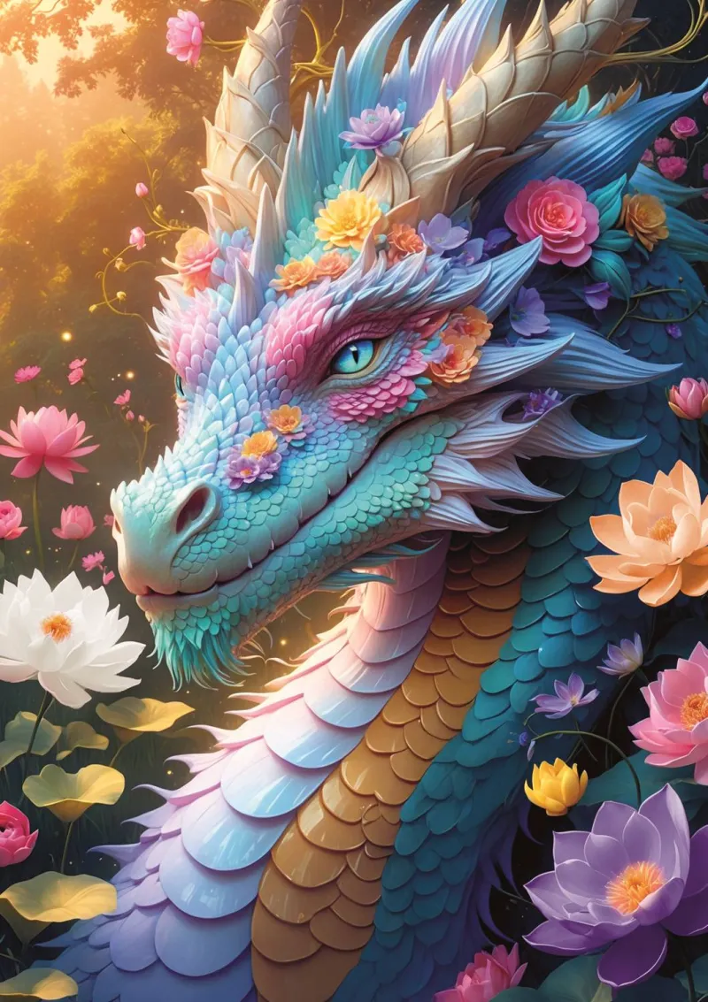 Dragon Coloré