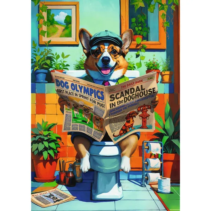 Pets & People Stuff - Les Temps des Toilettes des Corgi