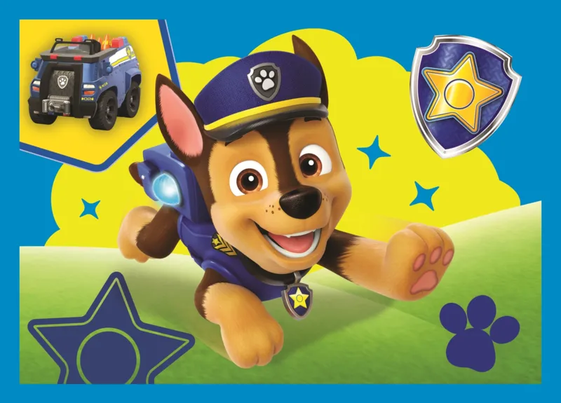 4 Puzzles - Pupies Qui Courent