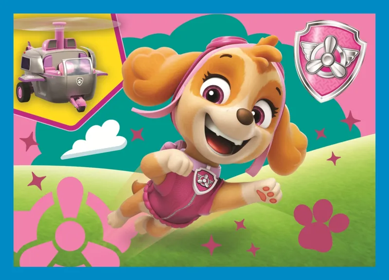 4 Puzzles - Pupies Qui Courent