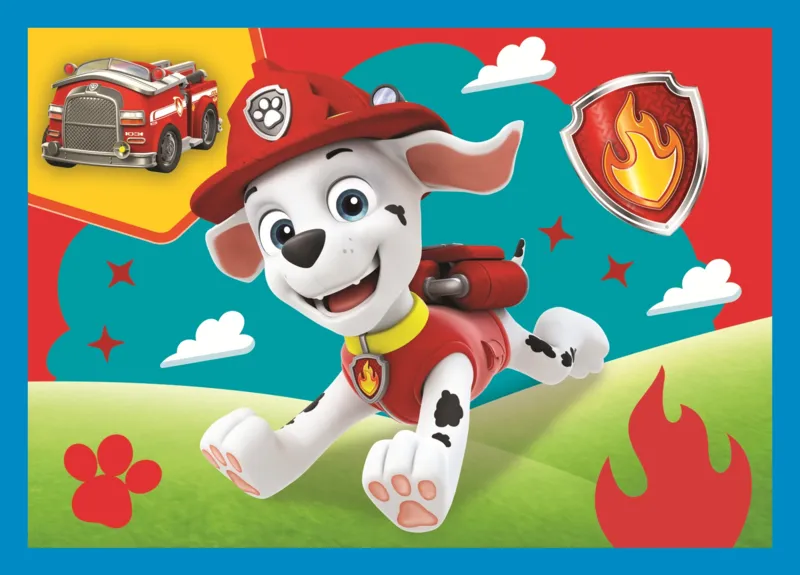 4 Puzzles - Pupies Qui Courent