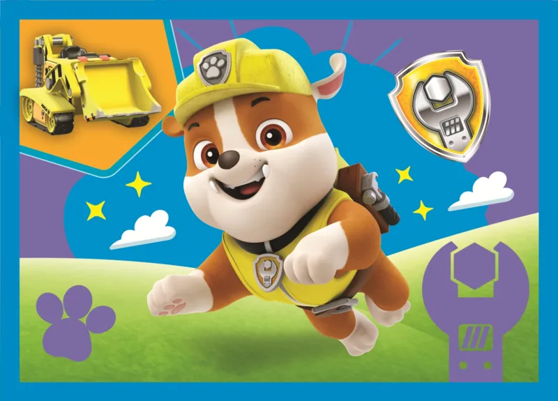 4 Puzzles - Pupies Qui Courent