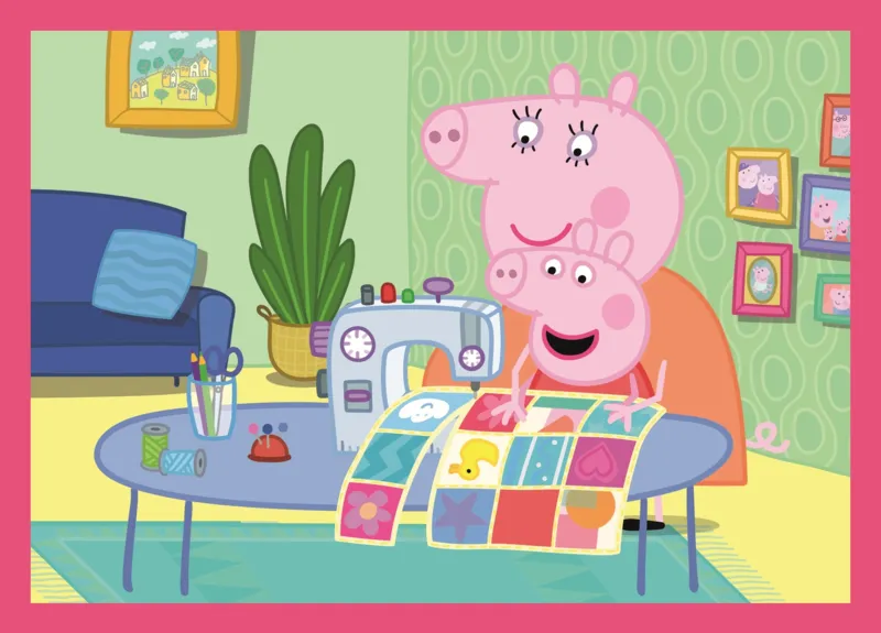 4 Puzzles - Peppa Aime Les Aventures