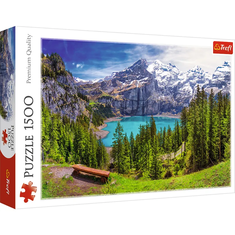 Lac d'Oeschinen, Alpes, Suisse