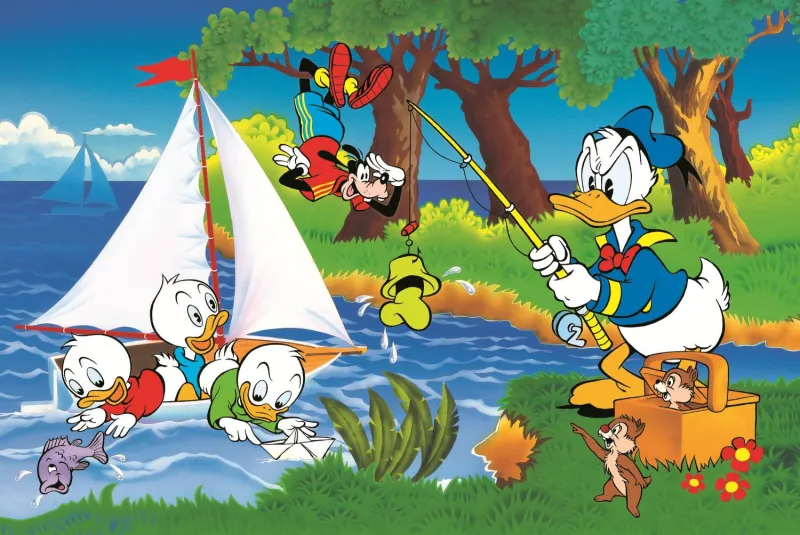 40e Anniversaire Trefl - Aventure Au Bord Du Lac - Disney Standard Characters
