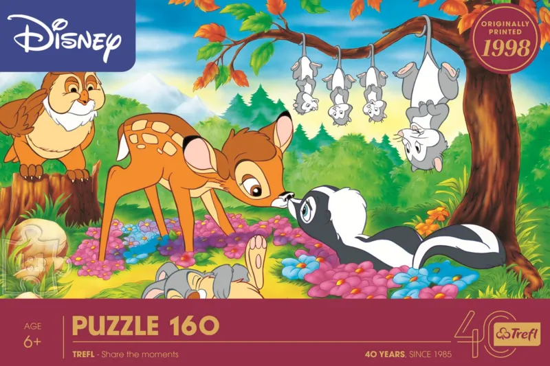 40e Anniversaire Trefl - Bambi Et Les Amis De La Forêt - Disney Bambi