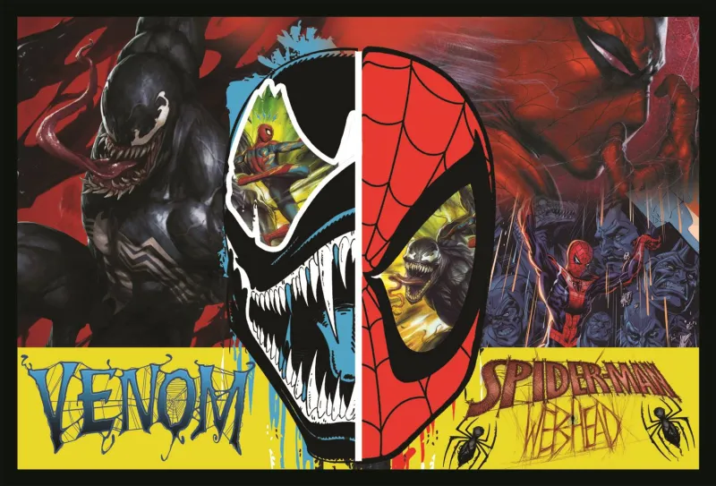 2 Puzzles - Spider-Man De Jour Comme De Nuit - Disney Marvel Spiderman