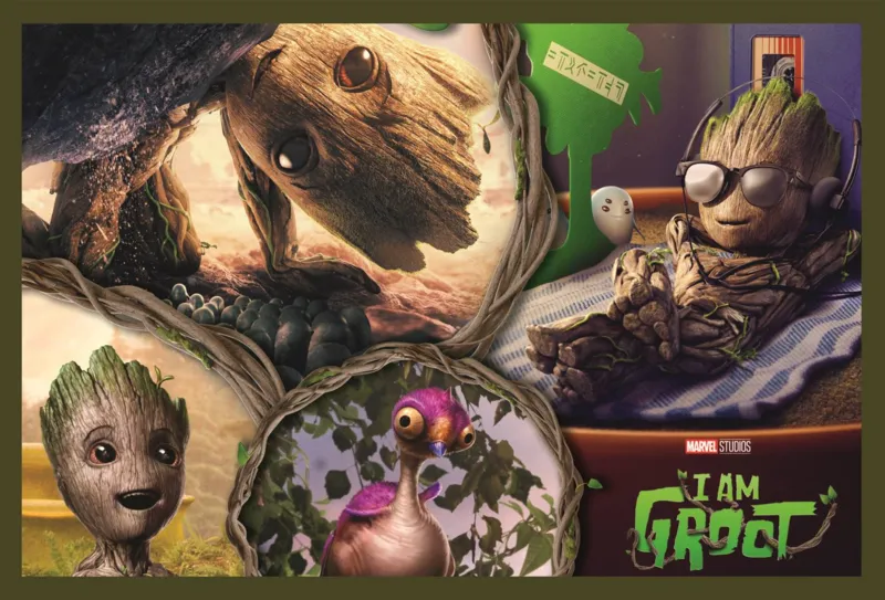 2 Puzzles - Je Suis Groot - Marvel Les Gardiens De La Galaxie