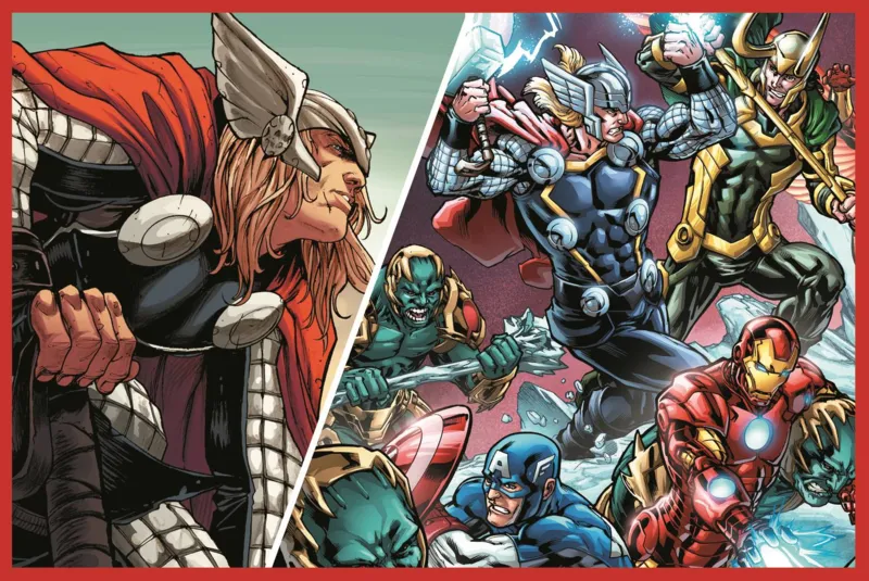 2 Puzzles - Défenseurs Du Monde - Disney Marvel The Avengers