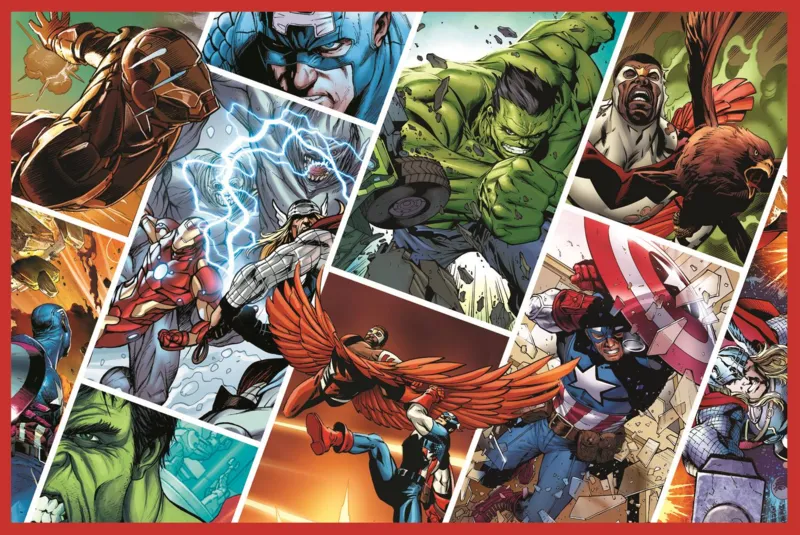 2 Puzzles - Défenseurs Du Monde - Disney Marvel The Avengers