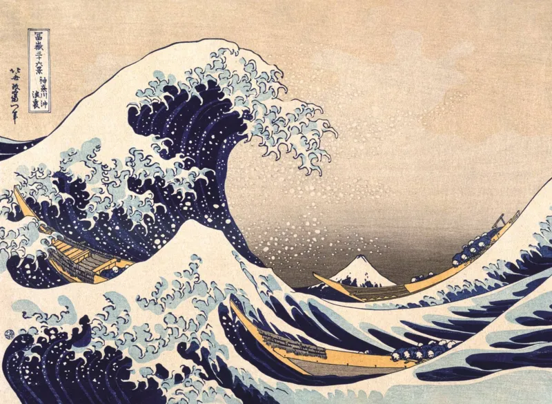 Pièces XXL - Puzzle Bois - La Grande Vague Au Large De Kanagawa - Hokusai Katsushika