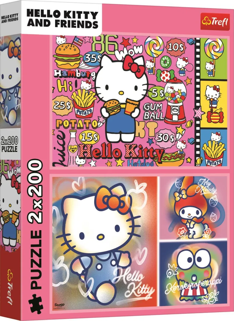 2 Puzzles - Hello Kitty Et Ses Amis - Hello Kitty