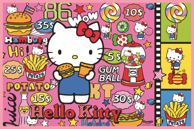 2 Puzzles - Hello Kitty Et Ses Amis - Hello Kitty