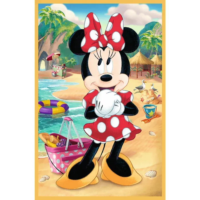3 Puzzles - Mickey En Vacances - Disney Mickey Mouse