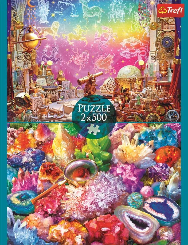 2 Puzzles - Cosmos Et Cristaux