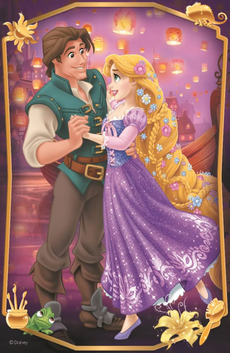 Mini Puzzle - Beautiful Princesses - Disney Princess