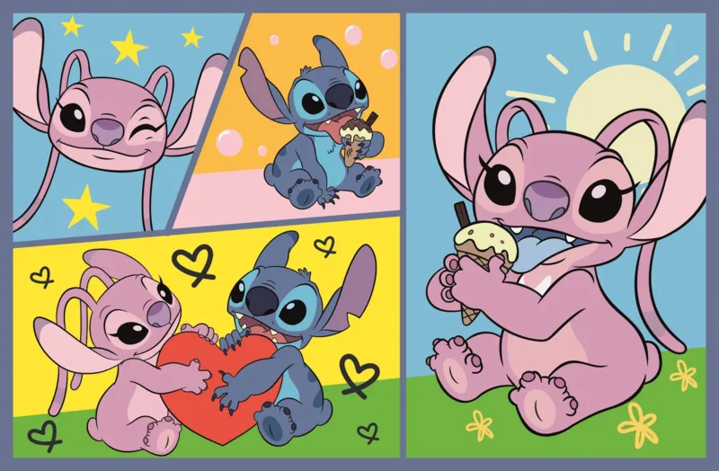 2 Puzzles - Il n'Y A pas d'Ennui avec Stitch
