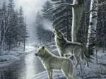Loups au clair de lune - Random Cut
