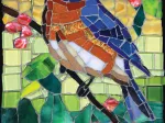 Cynthie Fisher - Stained Glass Bluebird