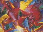 Umberto Boccioni : Forme plastiche di un Cavallo, 1914