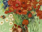 Vincent Van Gogh - Vase with Daisies and Poppies, 1890