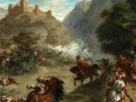 Eugène Delacroix : Arabes tiraillés dans les montagnes