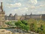 Camille Pissarro : Place du Carrousel, Paris, 1900
