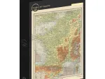 Carte de la France Physique - Larousse, 1925