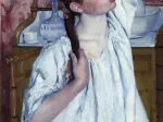 Mary Cassatt : Jeune Fille Coiffant ses Cheveux, 1886