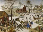 2 Puzzles - L'Art de Pieter Brueghel : Proverbes Flamands - Le Dénombrement de Bethléem