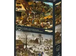 2 Puzzles - L'Art de Pieter Brueghel : Proverbes Flamands - Le Dénombrement de Bethléem