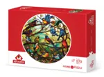 Puzzle Rond - Choeur de la Forêt de Vitrail