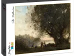 Jean-Baptiste-Camille Corot : Danse sous les Arbres au Bord du Lac, 1865-1870